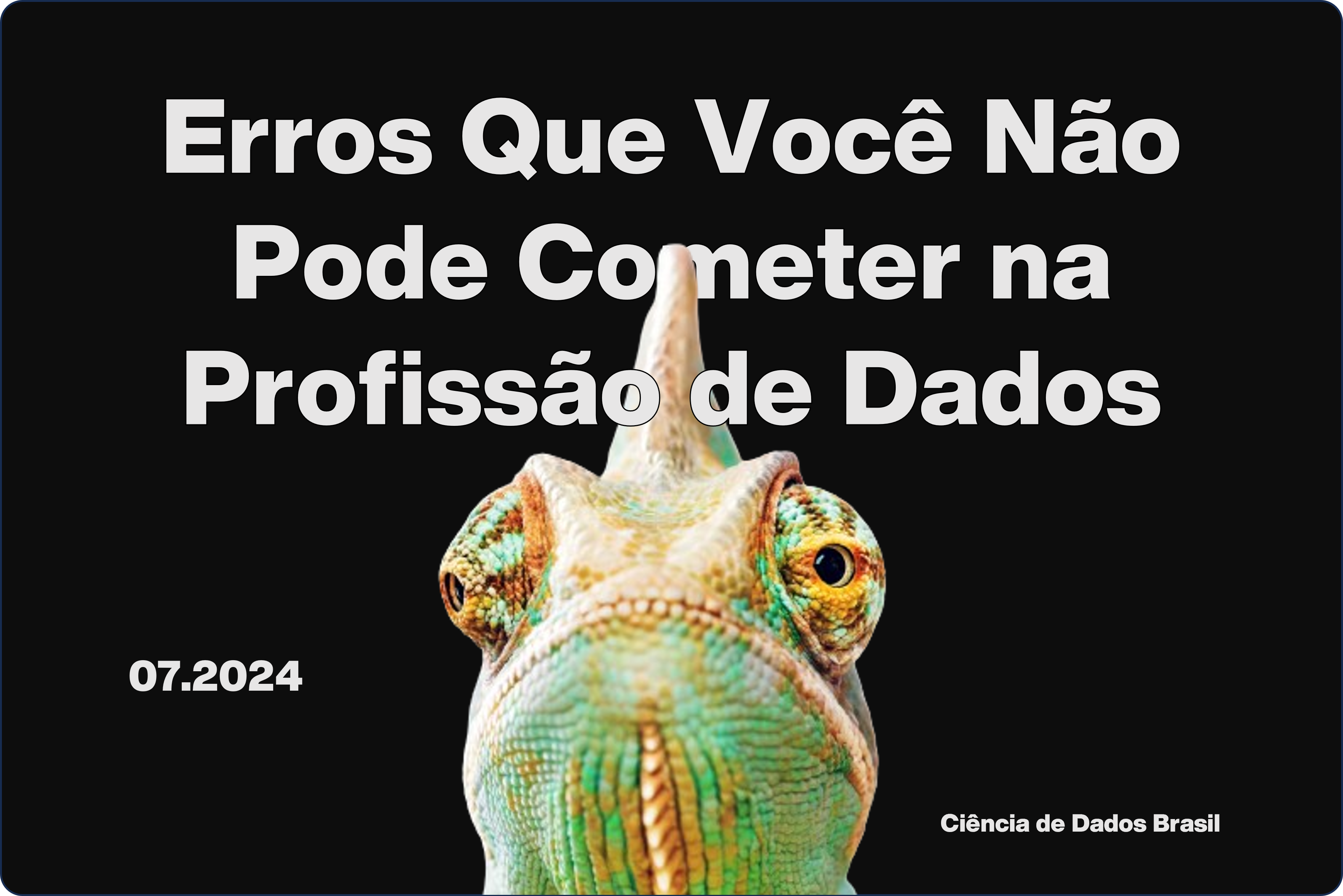 Imagem destacada sobre os principais erros a evitar na profissão de dados